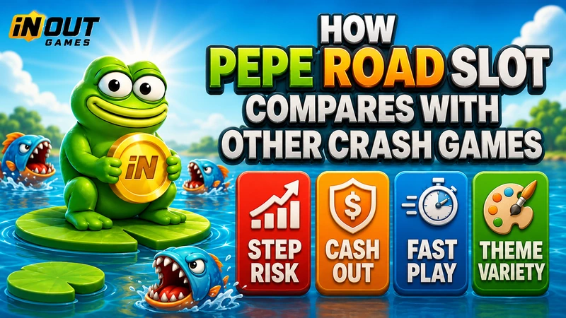 How pepe road slot compares with other crash games